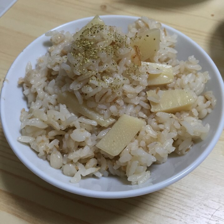 簡単！たけのことツナの炊き込みご飯